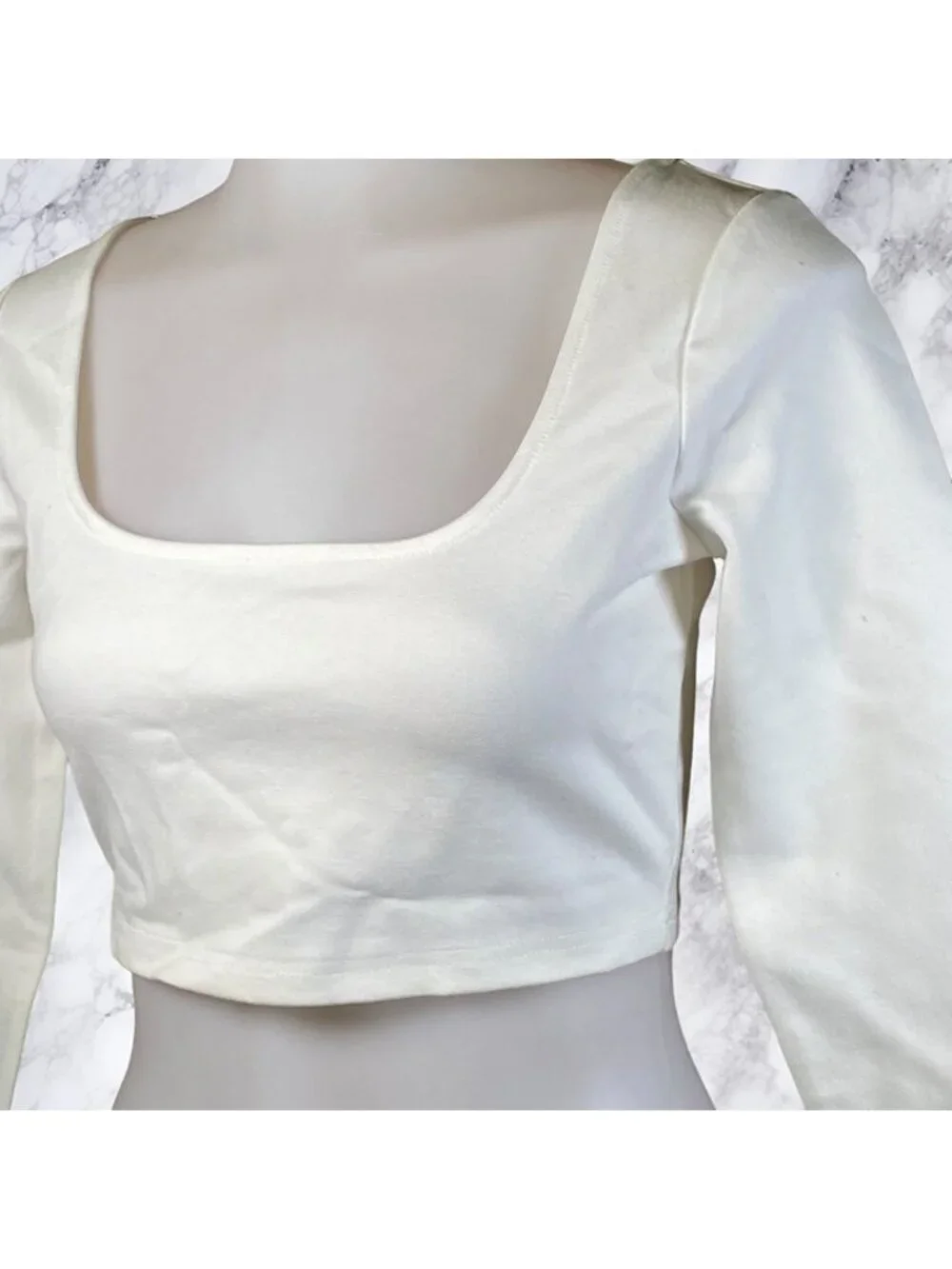 Lovers and Friends Devyn Crop Top in Ivory